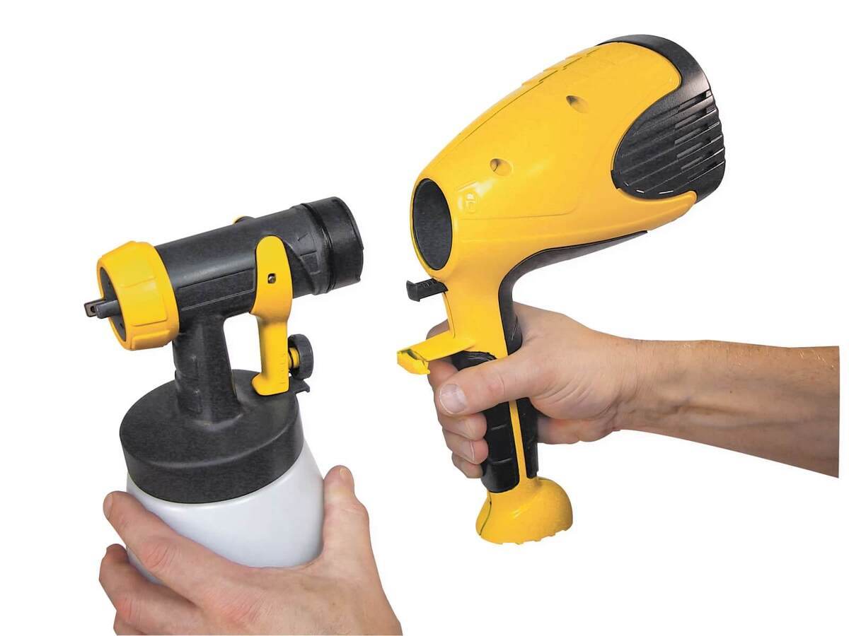 WAGNER W 100 Farbsprühsystem für Lacke & Lasuren | Farbspritzgerät für Holz & Metall Produktabbildung 2