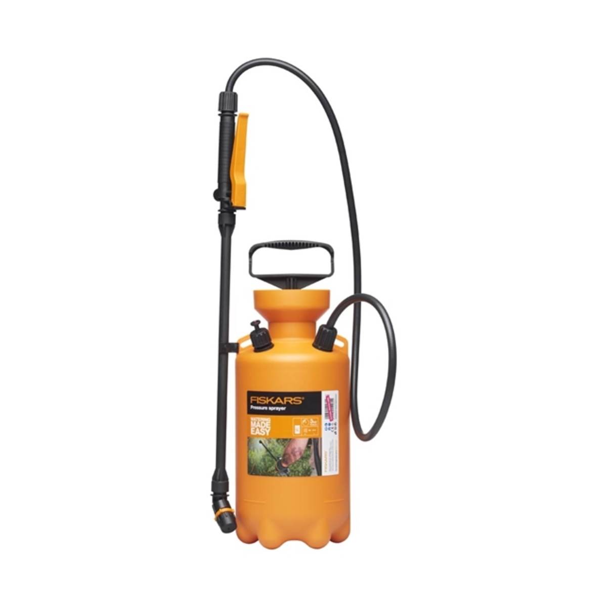 Fiskars Drucksprüher 5 L mit Sicherheitsventil und verstellbarem Sprühkopf, Bewässern & Düngen Produktabbildung