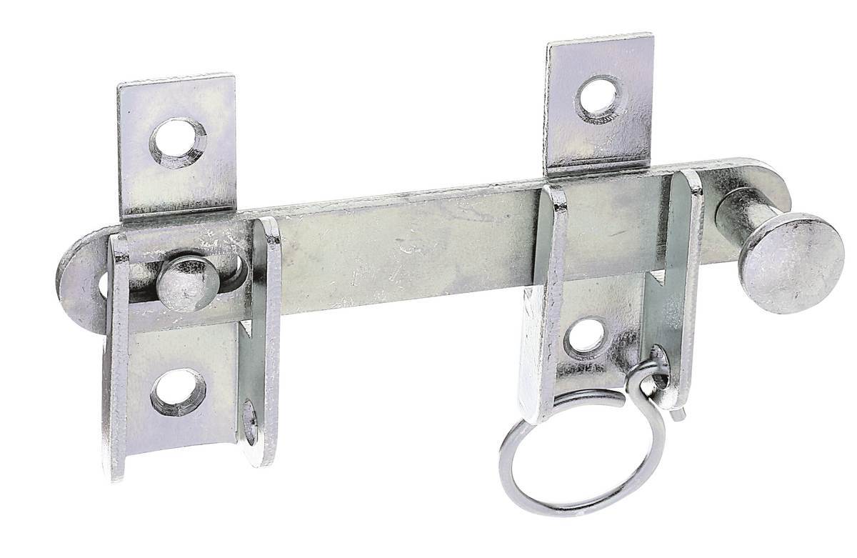 Alberts Schlagladen-Überwurf, 120 x 65 mm, galvanisch verzinkt, Fensterladenüberwurf Produktabbildung