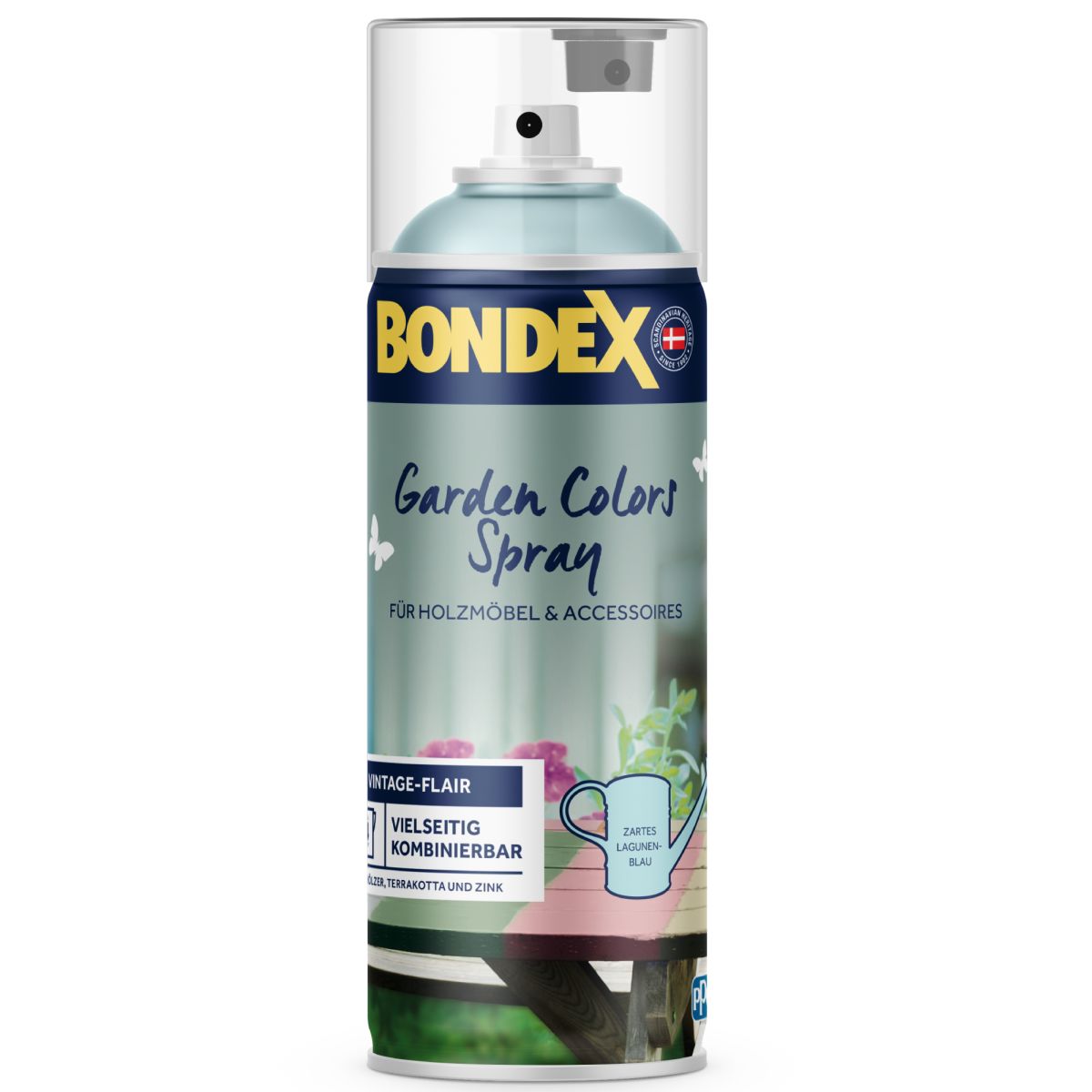 Bondex Garden Colors Spray, 0,4 l, Zartes Lagunenblau Produktabbildung