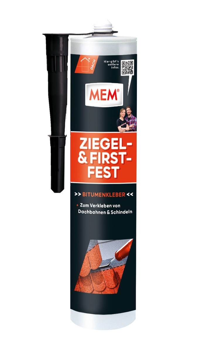 MEM Ziegel- und First-Fest 445 g | Bitumenklebstoff für Schindeln oder Dachbahnen Produktabbildung 1