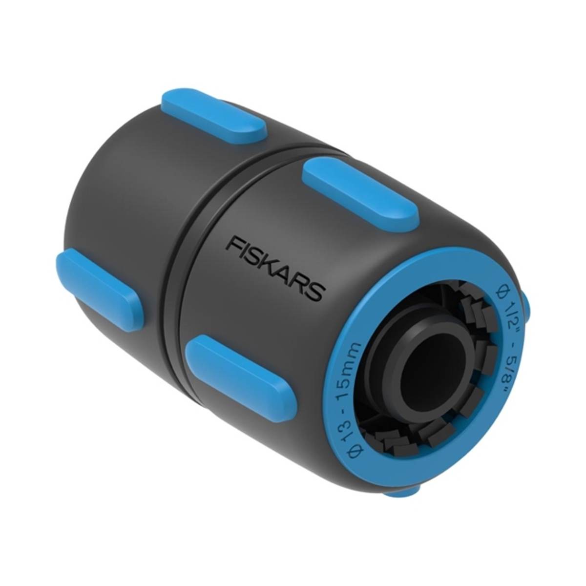 Fiskars Schlauchreparator Ø 13 - 15 mm 1|2 - 5|8", Schlauchverbinder, Schlauchverlängerung, SoftGrip Produktabbildung 1