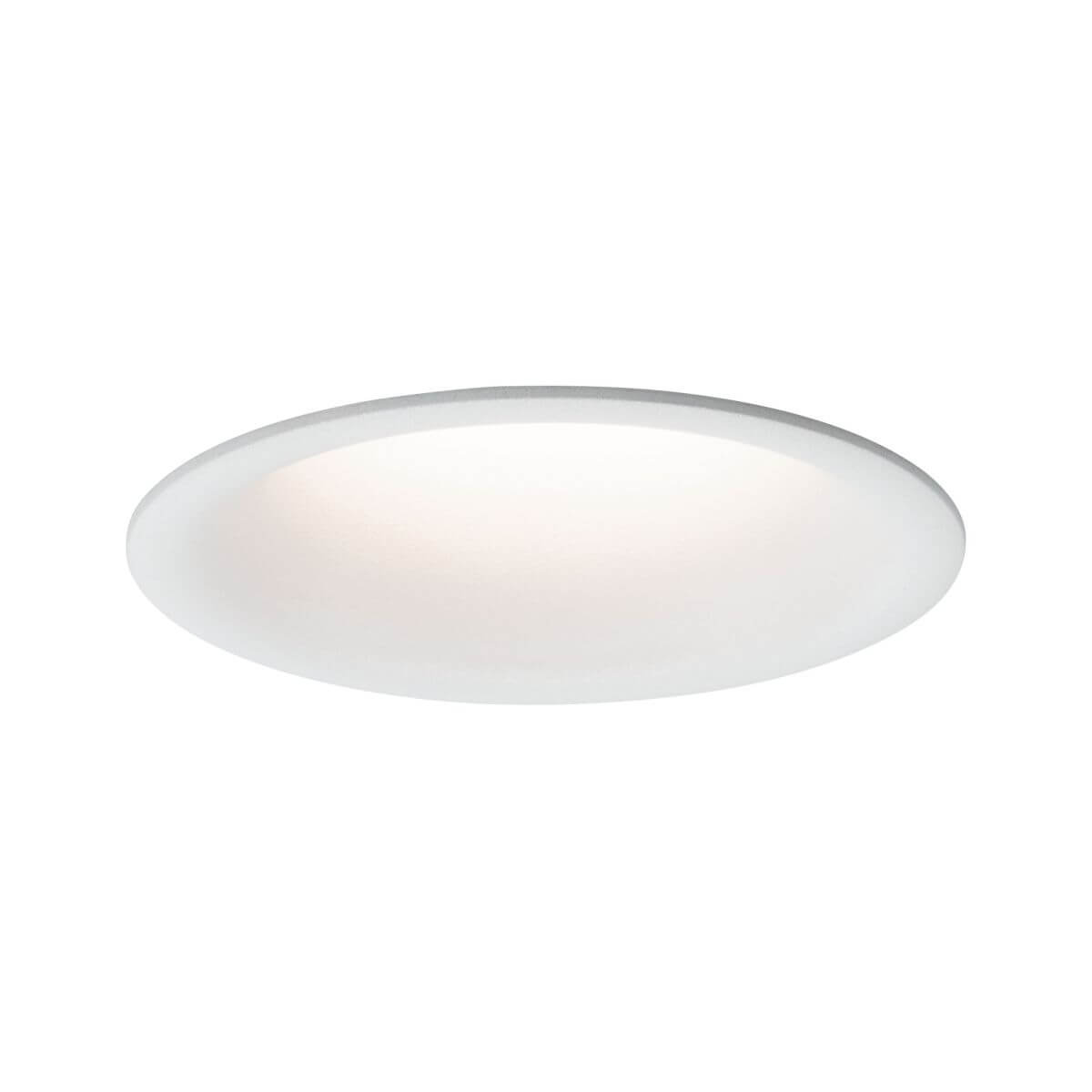 Paulmann Einbauleuchte LED Cymbal rund, flache Einbauleuchte Weiß, IP44, dimmbar, blendfrei, 1er-Set Produktabbildung