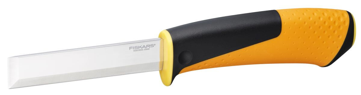 Fiskars Schreinermesser mit Schleifstein | gelb Produktabbildung 2