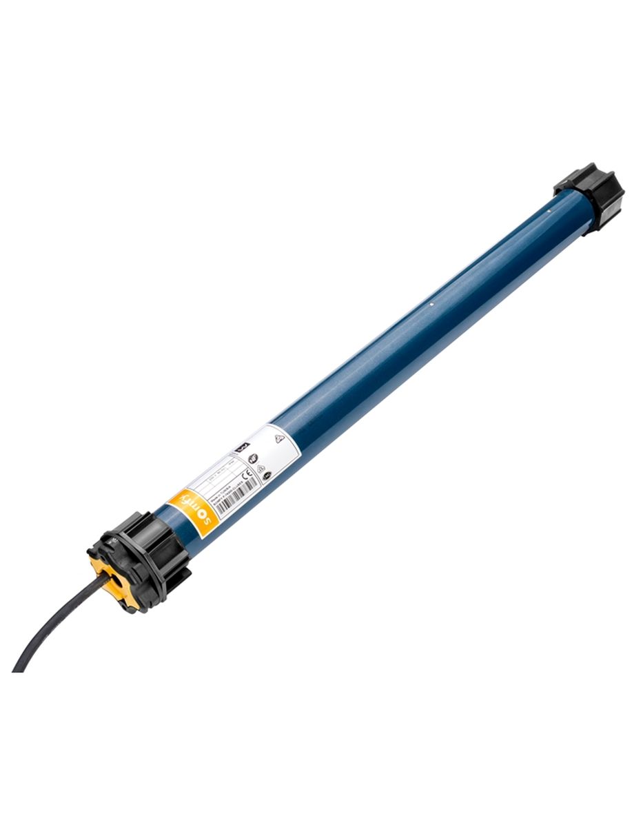 B-Ware Somfy Funk-Rohrmotor Oximo 50 io-homecontrol 40/17 SW 70 ESM Kabellänge 3 m schwarz Produktabbildung 1