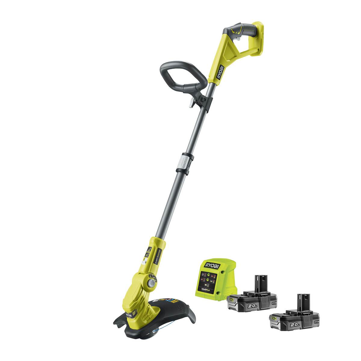 Ryobi Combo-Set ONE+ Akku-Rasentrimmer und 2 x 2,0 Ah Akku mit Ladegerät Produktabbildung