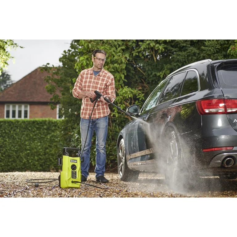 RYOBI Elektro-Hochdruckreiniger RY110PWA, 110 bar Druck, 1400W, Oberflächenreiniger mit Zubehör Produktabbildung 2