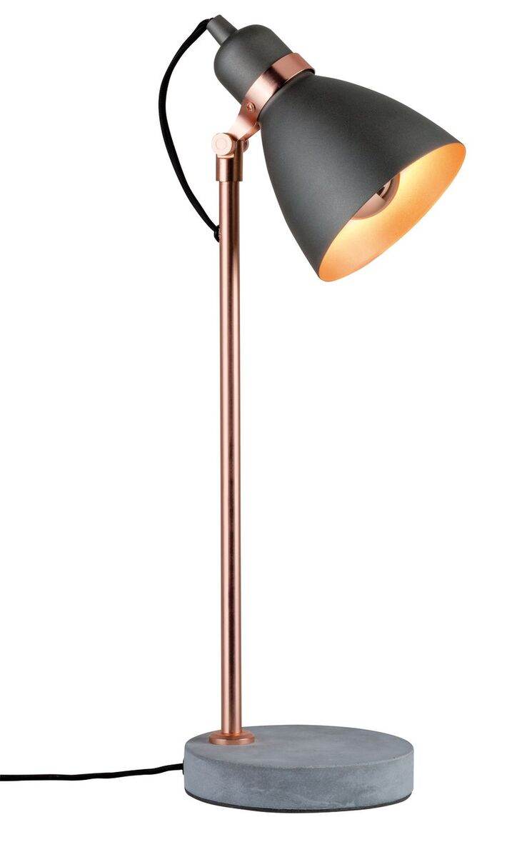 Paulmann Tischleuchte Neordic Orm 1-flammig Kupfer/Beton Produktabbildung