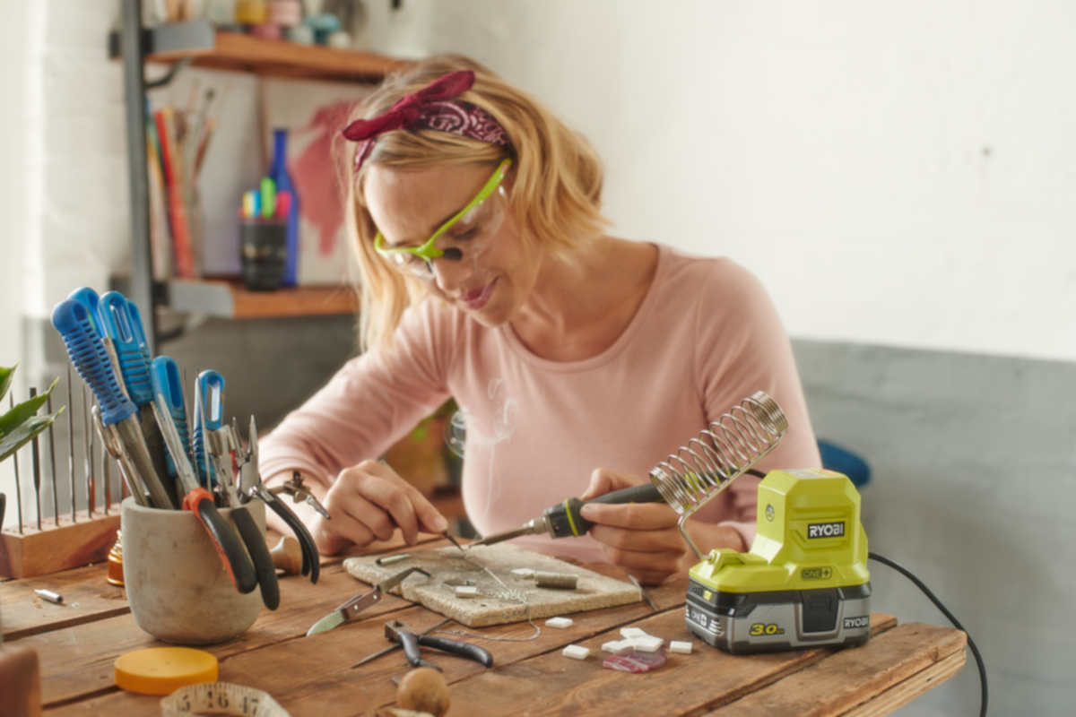 Ryobi Akku-Lötkolben One+ 18 V, ohne Akku R18SOI-0 Produktabbildung 2