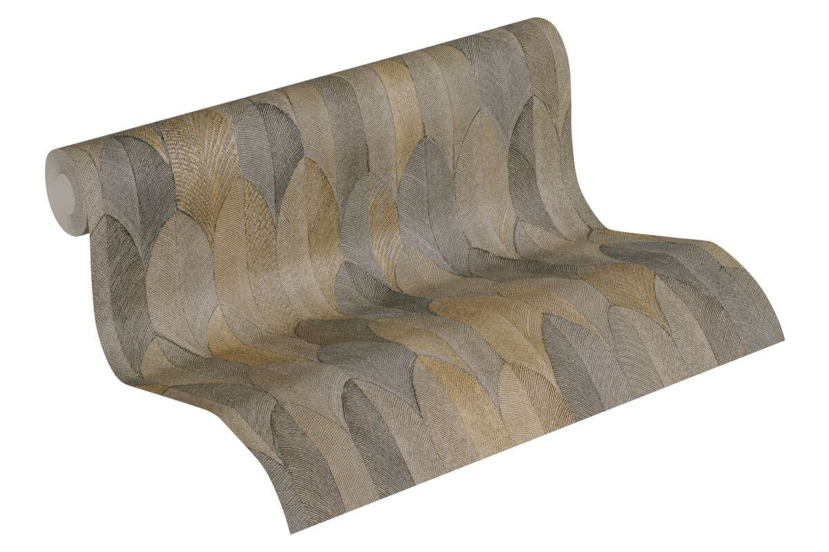 AS Creation Tapete | Geometrisches Muster Metallic Schwarz | Sumatra Produktabbildung 2