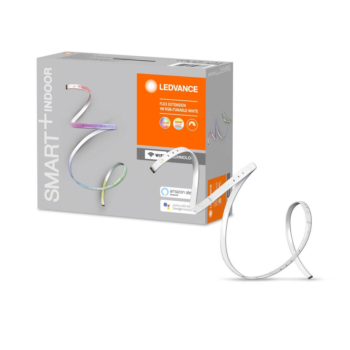 Ledvance SMART+ WiFi LED Strip Flex, 3,6 W, 320 lm, 2000 - 6500 K, RGBTW, Dimmbar, 1m Extension Produktabbildung 1