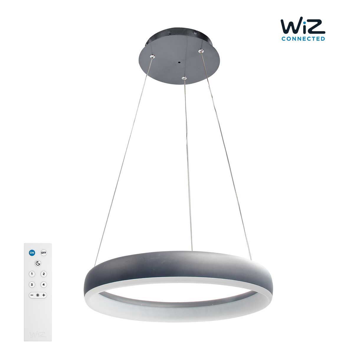 WOFI LED PENDELLEUCHTE CLINT | DIMMBAR | FERNBEDIENUNG | REMOTE CONTROL | 1-FLAMMIG | 24W Produktabbildung 1