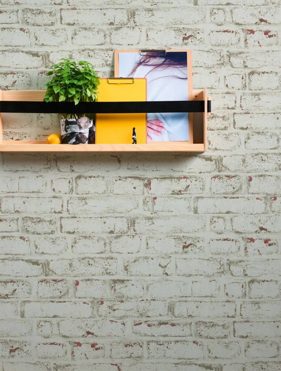 AS Creation Tapete | Steinoptik Beige Rot Weiß | Trendwall Produktabbildung 5