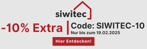 10% sparen auf siwitec mit Code SIWITEC-10